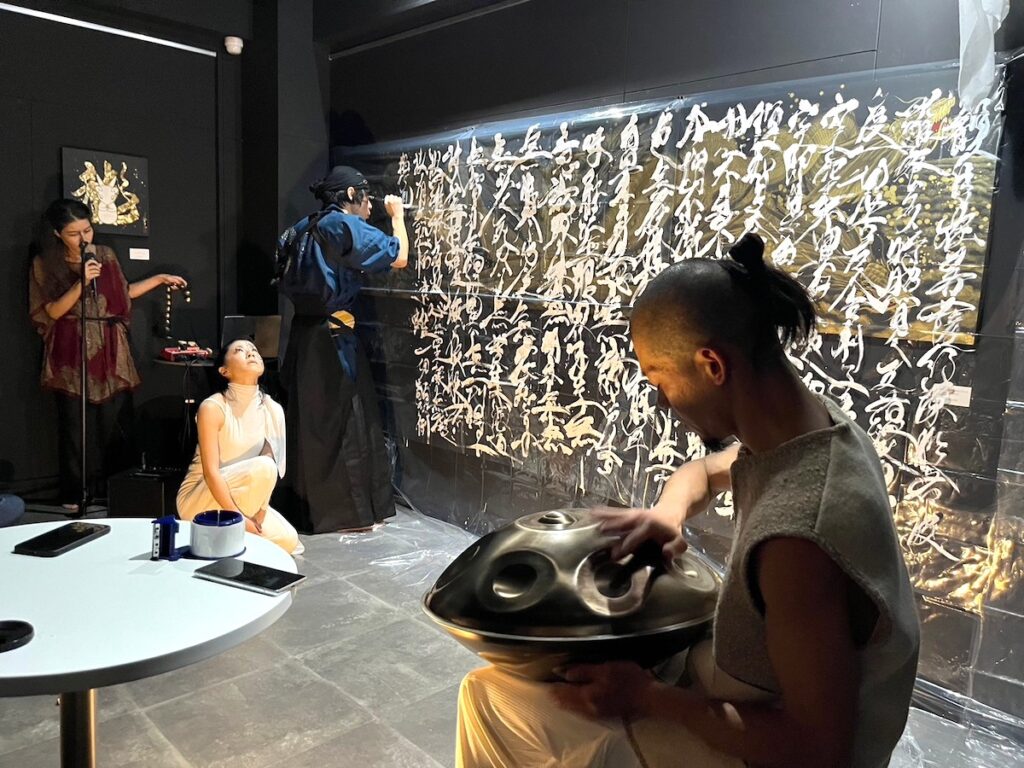 Tokyo,書道家夢志コラボ